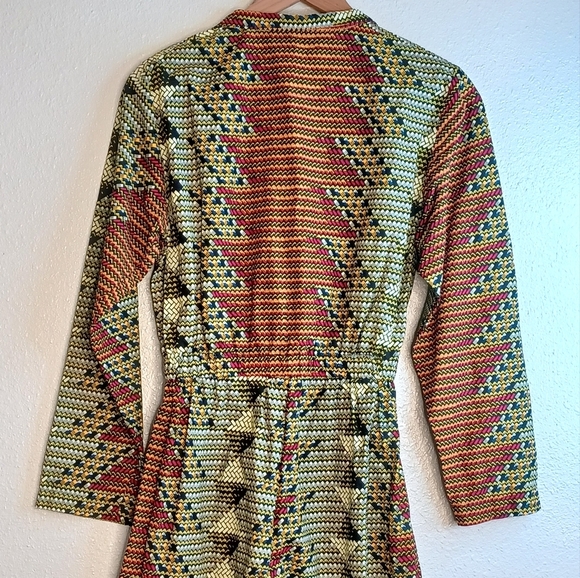 NWT Fahari Bazaar Sustainable Artsy Sz S Hand-dyed Handwoven Cotton Jumpsuit - Picture 7 of 16